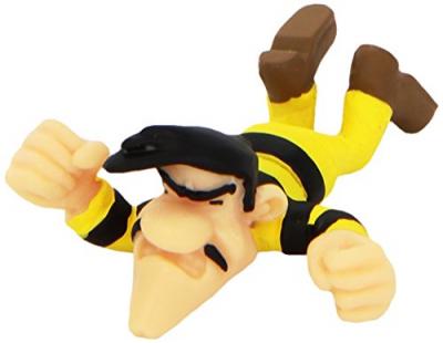 PLASTOY  Lucky Luke figurine Joe Dalton prisonnier en col&egrave;re 6 cm - -