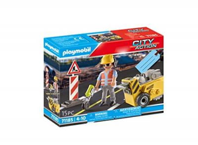Playmobil Construction Worker With Edge Cutter Dor&eacute;
