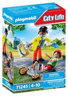 Playmobil City Life 71245 Secouriste avec bless&eacute;