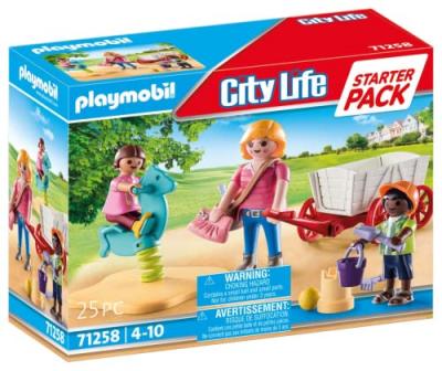 Playmobil City Life 71258 Starter Pack Nourrice avec enfants