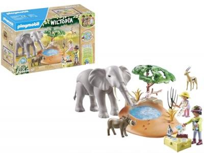 Playmobil Wiltopia Elephant In La Ponda Construction Game Multicolore