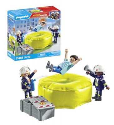Playmobil Action Heroes 71465 Pompiers avec coussin de sauvetage