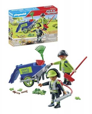 Playmobil Urban Cleaning Team Construction Game Multicolore