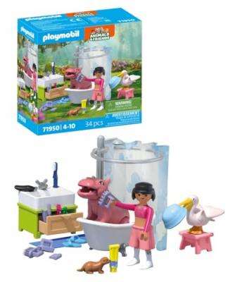 Playmobil Jeu De Construction De Bain D&acute;animaux Amusant