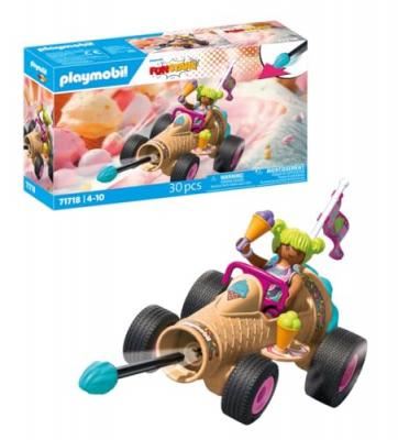 Playmobil 71718 Kart cornet de glace, Funstars, 30 pieces, Des 4 ans