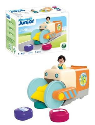 Playmobil Junior : Jeu De Construction De Camion Poubelle