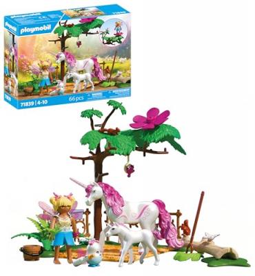 Playmobil Magical Unicorn Stable for Mother and Foal