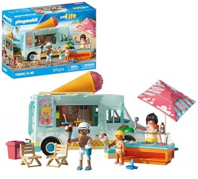 Camion vendeur de glaces & 3 personnages