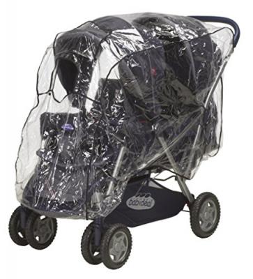 PLAYSHOES  housse de pluie universelle twin car long transparent