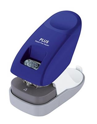 PLUS Agrafeuse De Bureau Sans Agrafes Bleu  Japan - L'agrafeuse