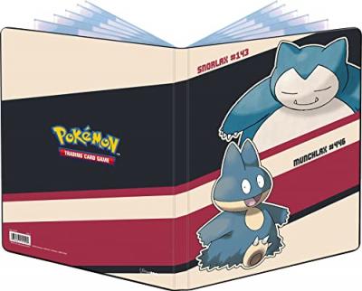 ASMODEE Portfolio album Ronflex et Goinfrex pour 180 cartes pokemon
