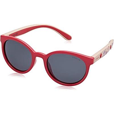 POLAROID  lunettes de soleil 8014/Smbt/AI junior rondes fuchsia/gris