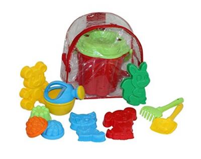 POLESIE Sac &agrave; dos de 12 jeux d'ext&eacute;rieur de plage 
