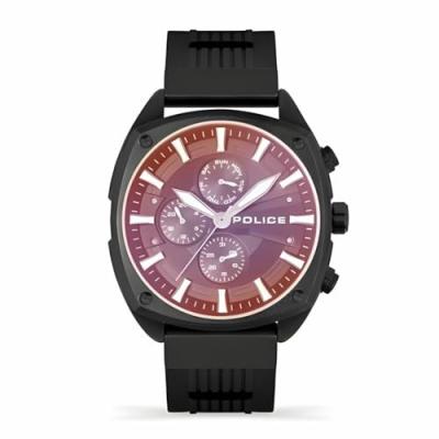 POLICE  OUTLET Mixte Analogique-Num&eacute;rique Quartz Montre avec Bracelet en Acier Inoxydable