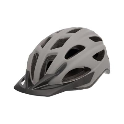 POLISPORT Casque v&eacute;lo city  Citygo gris mat avec lumi&egrave;re- 58-61