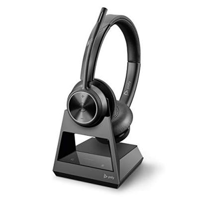 POLY  Savi 7320 casque sans fil st&eacute;r&eacute;o ultra s&eacute;curis&eacute; DECT