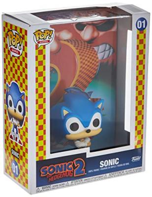 FUNKO Sonic The Hedgehog - Sonic (IE) POP! Vinyl Game Cover -