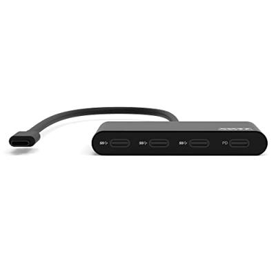 PORT  Designs 900147 hub & concentrateur USB Type-C 5000 Mbit/s Noir