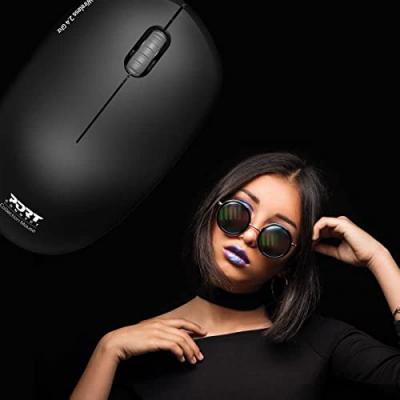 PORT DESIGNS Souris Sans Fil Noire  900540