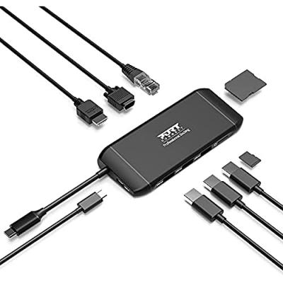 PORT  connect - station d'accueil - USB-C - VGA, HDMI - GigE