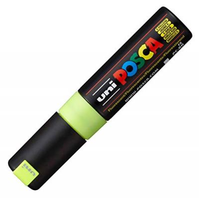 UNI BALL Uni-Ball Marqueur Peinture &Agrave; L'eau Posca Pc-8k Jaune Fluo 1 Unit&eacute;(S)