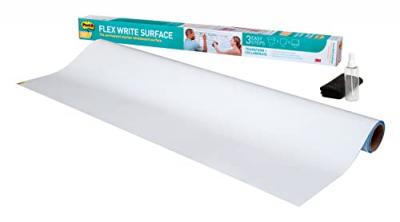 POST IT Tableau blanc adh&eacute;sif Flex Write Post-it - H 121,9 x L 182,9 cm