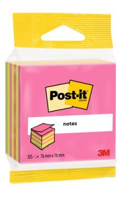 POST IT Bloc-notes Neon Rose 76x76mm  - Le Bloc-notes