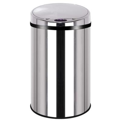 KITCHEN MOVE Poubelle de cuisine automatique en acier inox avec seau 30L