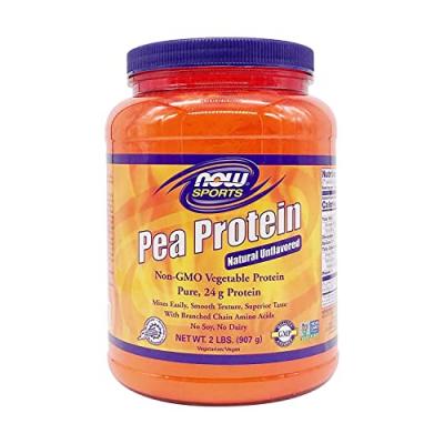 NOW FOODS Poudre de Prot&eacute;ine de Pois Unflavored, 907 g