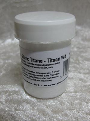 POWERTEX Pigment Powercolor Blanc de titane 40 gr -  - couleur variant
