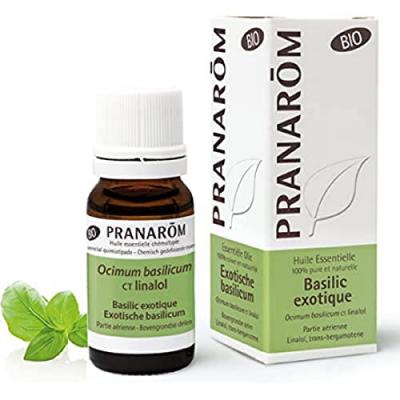 PRANAROM Huile Essentielle De Basilic Exotique Bio  - Le Flacon De 10ml