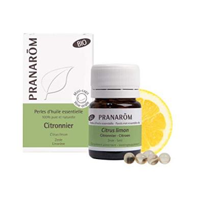 PRANAROM  Perles d'huile essentielle Citronnier bio x60