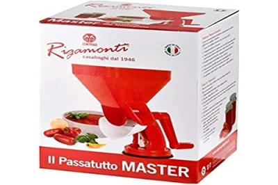 RIGAMONTI  Passe-Tomates ""Passa Pomodori"" avec R&eacute;cipient R&eacute;cup&eacute;rateur