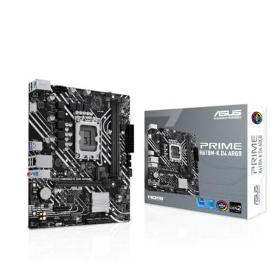 ASUS  PRIME H610M-K D4 ARGB Intel H610 LGA 1700 micro ATX
