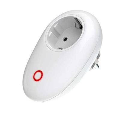 LIFEBOX Prise connect&eacute;e Smart CE Blanc, prise secteur, port&eacute;e signal 100m, Dim. L12,5 x H6,5 x P7,1 cm