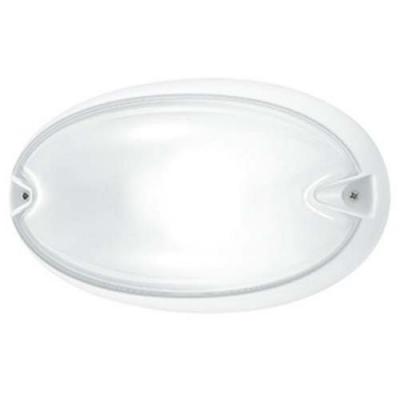 Performance in Lighting Applique d'ext&eacute;rieur ovale Chip blanche