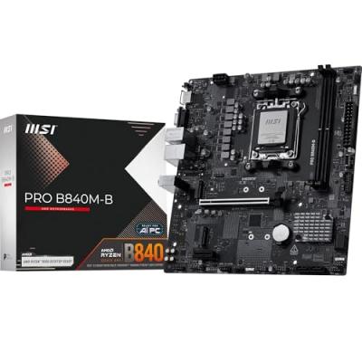 MSI  PRO B840M-B carte m&egrave;re AMD B840 Emplacement AM5 micro ATX - Neuf