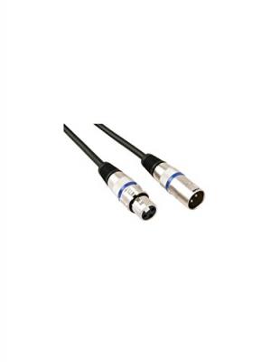 HQ POWER Pro C&acirc;bles audio XLR C&acirc;ble et plug, 144808&nbsp;HQ, 3&nbsp;m, Noir