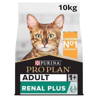 PRO PLAN Purina Proplan OptiRenal Chat Adulte Original Poulet Croquettes 10kg
