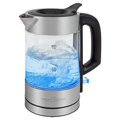 PROFICOOK Bouilloire &eacute;l&eacute;ctrique en verre 1l  pc-wks1229g