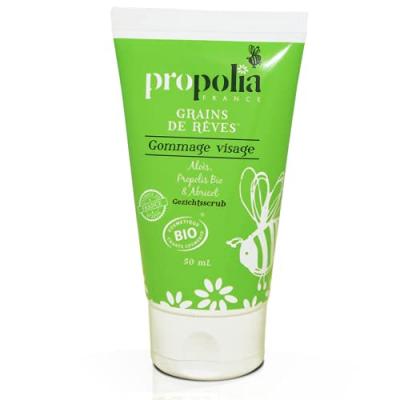 PROPOLIA Gommage visage Bio Propolis, Aloe vera et Abricot 