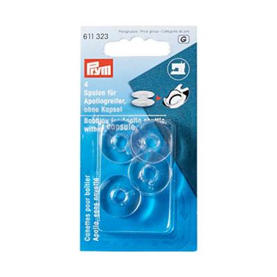PRYM Canette en plastique pour machine &agrave; coudre - 20 x 10,5 mm - 4 pcs