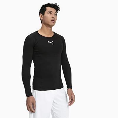 Puma liga baselayer tee ls t- t-shirt homme, noir (black), medium