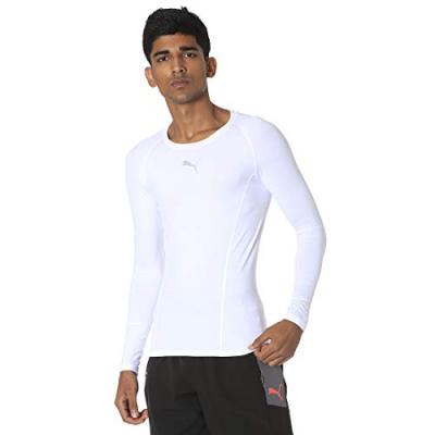 PUMA  Liga - Blanc - T-shirt Compression sports sports taille L