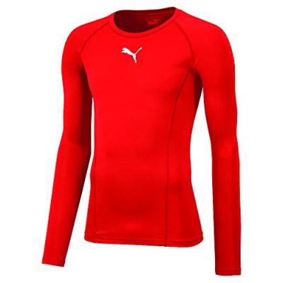 PUMA  Homme Liga Baselayer Tee Ls T Shirt,  Red, M EU