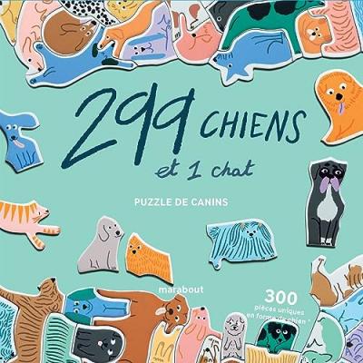 MARABOUT Puzzle 299 chiens et un chat 