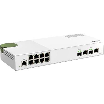 QNAP  QSW-M2108-2C commutateur r&eacute;seau G&eacute;r&eacute; L2 2.5G Ethernet Gris