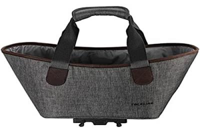 TUBUS Sacoche de v&eacute;lo Racktime Agnetha 2.0 gris pour porte bagage Racktime