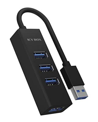 RAIDSONIC ICY BOX Hub USB 3.0 4 ports - Noir