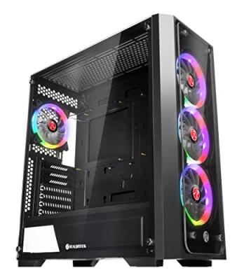 RAIJINTEK  ponos tg4 geh&auml;use - schwarz 0R20B00198